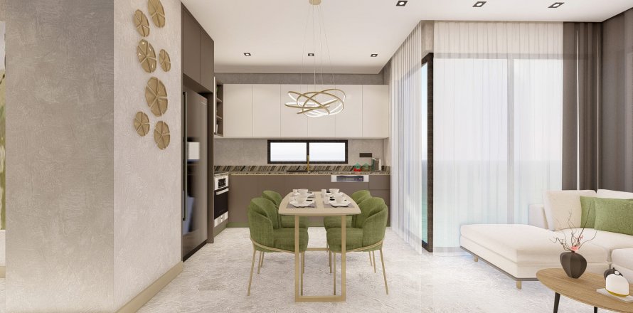 آپارتمان در در Panorama Prime Kestel ، امارات متحده عربی 4 خوابه ، 140 متر مربع.  شماره 42281