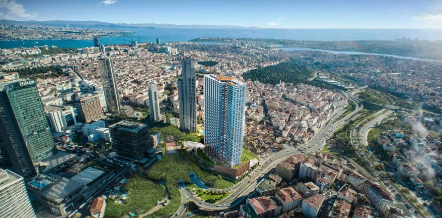 مجتمع مسکونی در  Istanbul ، امارات متحده عربی 46.65 متر مربع.  شماره 40490