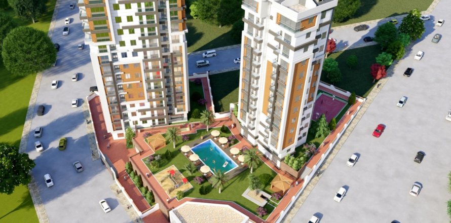 آپارتمان در Kartal، در Exodus Green Hill Residence Istanbul ، امارات متحده عربی 1 خوابه ، 80 متر مربع.  شماره 40868