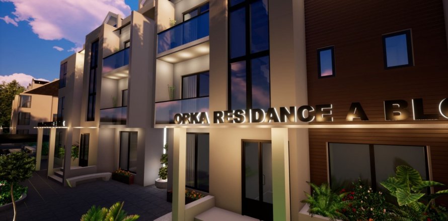 آپارتمان در در Orka City Residence Fethiye ، امارات متحده عربی 1 خوابه ، 70 متر مربع.  شماره 42695