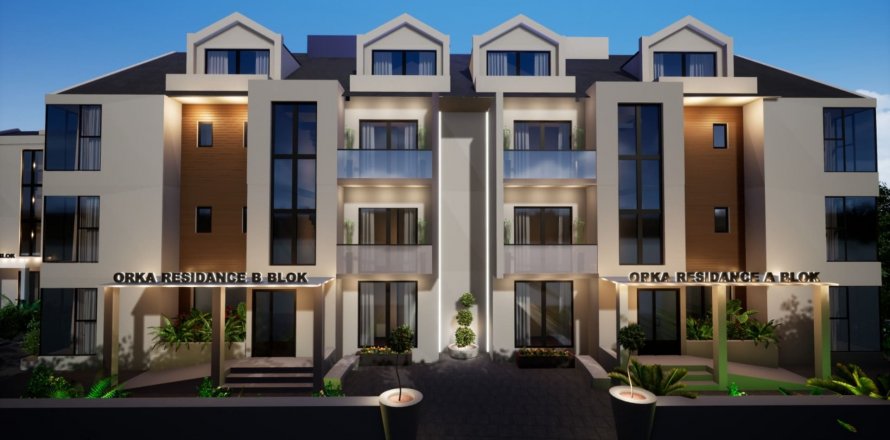آپارتمان در در Orka City Residence Fethiye ، امارات متحده عربی 2 خوابه ، 175 متر مربع.  شماره 42697