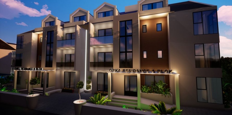 آپارتمان در در Orka City Residence Fethiye ، امارات متحده عربی 4 خوابه ، 215 متر مربع.  شماره 42705