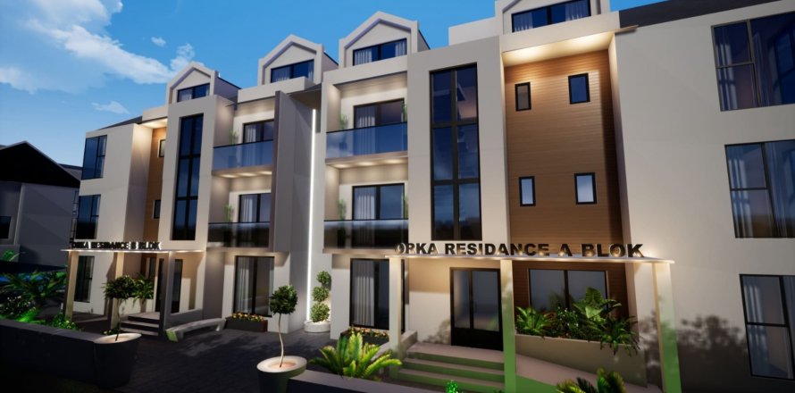 آپارتمان در در Orka City Residence Fethiye ، امارات متحده عربی 2 خوابه ، 113 متر مربع.  شماره 42694