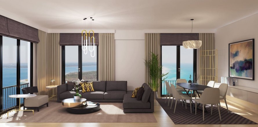 آپارتمان در در DKY Kartal Istanbul ، امارات متحده عربی 4 خوابه ، 185 متر مربع.  شماره 41042