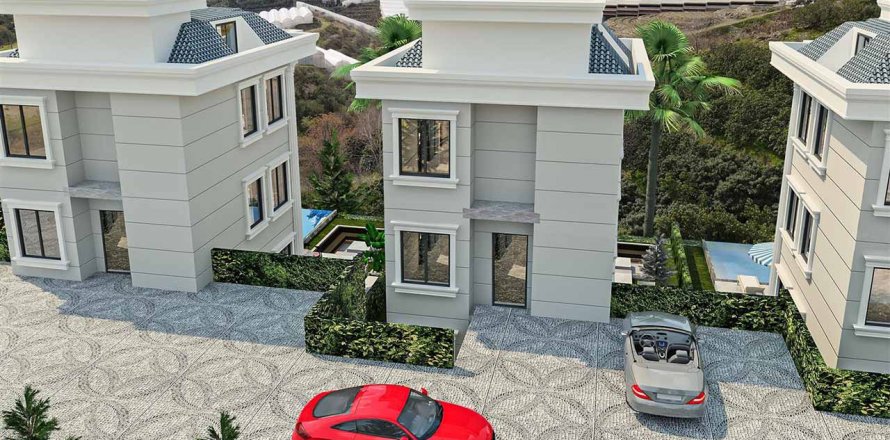 آپارتمان در در Elite Sun Villas Garden Alanya ، امارات متحده عربی 2 خوابه ، 157 متر مربع.  شماره 46144