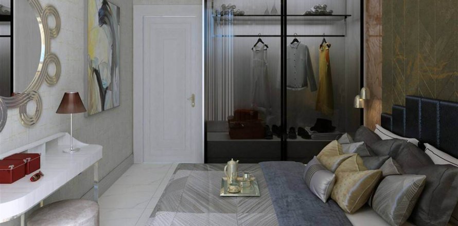 آپارتمان در Demirtas، در Exodus Riverside Residence Demirtas Alanya ، امارات متحده عربی 1 خوابه ، 50 متر مربع.  شماره 43160