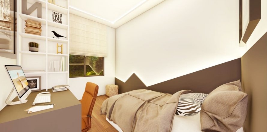آپارتمان در در Exodus Green Hill Residence Istanbul ، امارات متحده عربی 3 خوابه ، 127 متر مربع.  شماره 43206