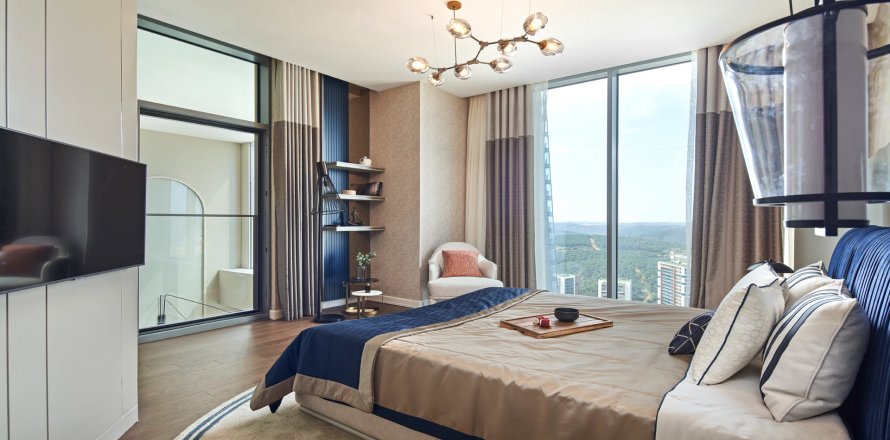 آپارتمان در در Skyland Istanbul Istanbul ، امارات متحده عربی 1 خوابه ، 218.22 متر مربع.  شماره 43490