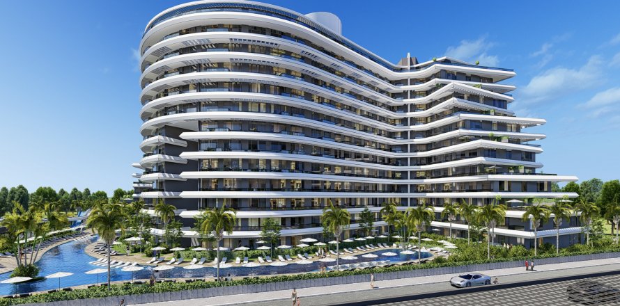 آپارتمان در Altintash،  Antalya ، امارات متحده عربی 2 خوابه ، 115 متر مربع.  شماره 45872