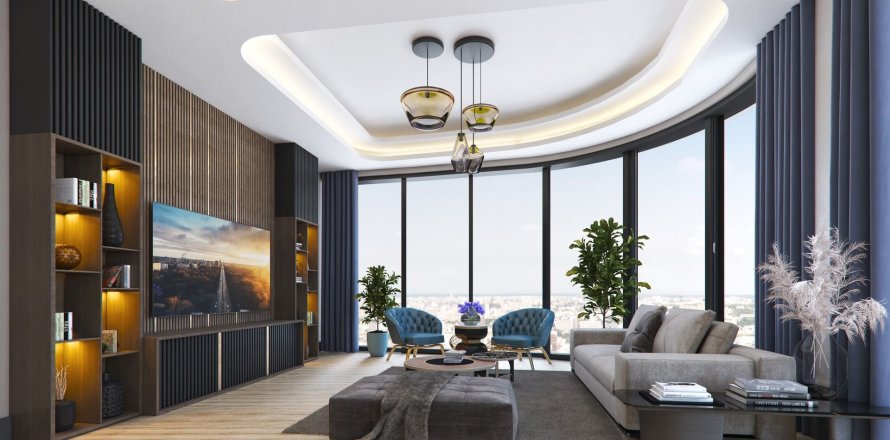 آپارتمان در در Zeray Meva Anadolu Kocaeli ، امارات متحده عربی 3 خوابه ، 186.65 متر مربع.  شماره 45984