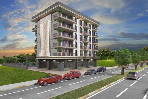 پنت هاس در در Elite Elize 4 Residence Alanya ، امارات متحده عربی 1 خوابه ، 66 متر مربع.  شماره 46078 - 1