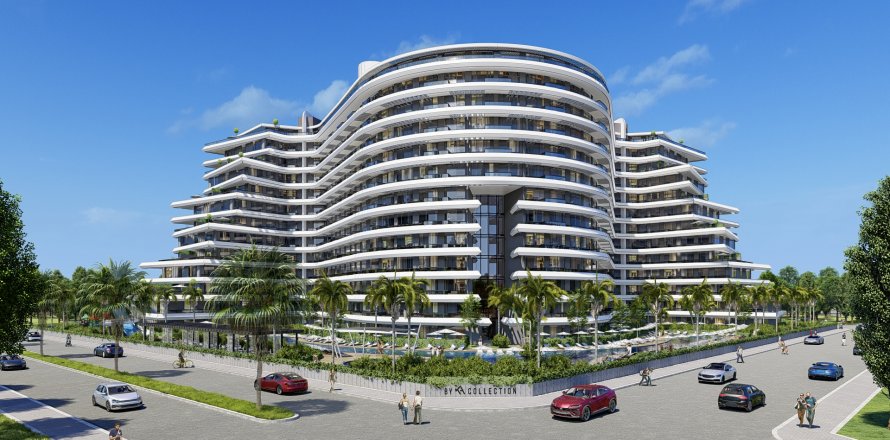 آپارتمان در Altintash،  Antalya ، امارات متحده عربی 1 خوابه ، 135 متر مربع.  شماره 45871