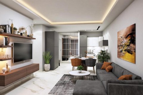 پنت هاس در در Elite Elize 3 Residence Alanya ، امارات متحده عربی 1 خوابه ، 53 متر مربع.  شماره 46053 - 2