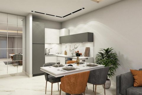 آپارتمان در در Elite Elize 3 Residence Alanya ، امارات متحده عربی 1 خوابه ، 59 متر مربع.  شماره 46056 - 3