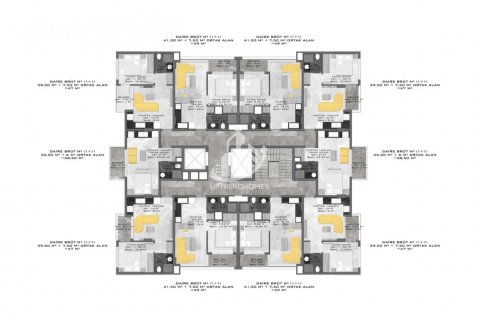 آپارتمان در  Alanya ، امارات متحده عربی 32 متر مربع.  شماره 10593 - 28