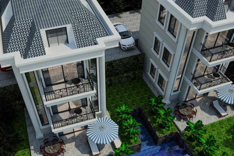 آپارتمان در در Elite Sun Villas Garden Alanya ، امارات متحده عربی 1 خوابه ، 55 متر مربع.  شماره 46140 - 4