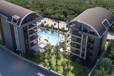 آپارتمان در Kargicak،  Alanya ، امارات متحده عربی 1 خوابه ، 48 متر مربع.  شماره 46765 - 14