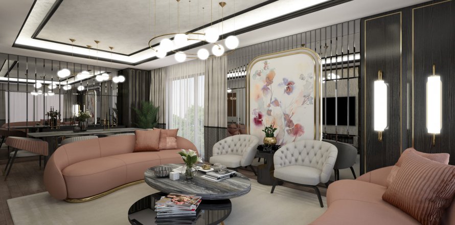 آپارتمان در در Alya 4 Mevsim Istanbul ، امارات متحده عربی 2 خوابه ، 96.92 متر مربع.  شماره 43499