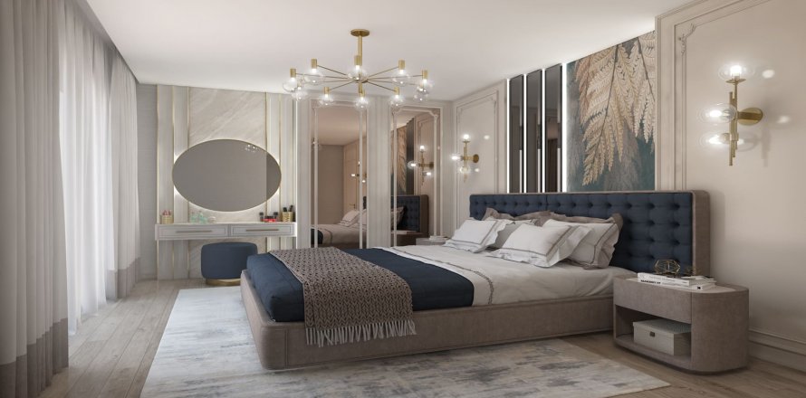 آپارتمان در در Alya 4 Mevsim Istanbul ، امارات متحده عربی 2 خوابه ، 144.62 متر مربع.  شماره 43500