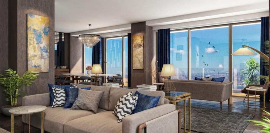 آپارتمان در در AcarVerde Residence Istanbul ، امارات متحده عربی 3 خوابه ، 194 متر مربع.  شماره 43373
