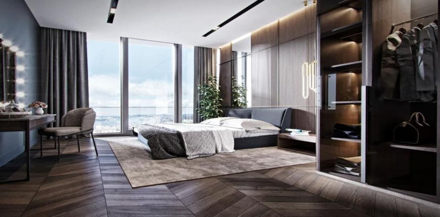 آپارتمان در در AcarVerde Residence Istanbul ، امارات متحده عربی 2 خوابه ، 177 متر مربع.  شماره 43371