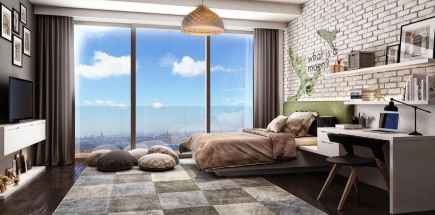 آپارتمان در در AcarVerde Residence Istanbul ، امارات متحده عربی 2 خوابه ، 171 متر مربع.  شماره 43370