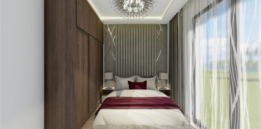 آپارتمان در در Exodus Dreams Residence Alanya ، امارات متحده عربی 2 خوابه ، 74 متر مربع.  شماره 43221