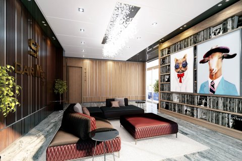 آپارتمان در  Avsallar ، امارات متحده عربی 1 خوابه ، 56 متر مربع.  شماره 43507 - 19