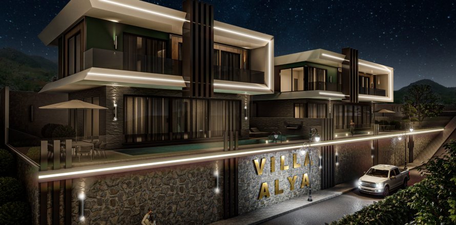 ویلا در  Alanya ، امارات متحده عربی 4 خوابه ، 275 متر مربع.  شماره 46745
