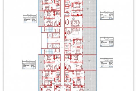 آپارتمان در  Mahmutlar ، امارات متحده عربی 1 خوابه ، 68 متر مربع.  شماره 10744 - 11