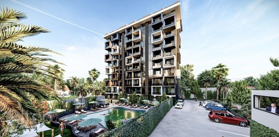 آپارتمان در  Mahmutlar ، امارات متحده عربی 54 متر مربع.  شماره 46342
