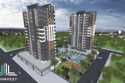 آپارتمان در  Mersin ، امارات متحده عربی 1 خوابه ، 64 متر مربع.  شماره 50173 - 1