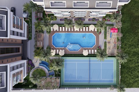 آپارتمان در Okurcalar،  Alanya ، امارات متحده عربی 1 خوابه ، 45 متر مربع.  شماره 41116 - 15