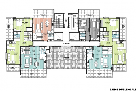 آپارتمان در  Avsallar ، امارات متحده عربی 1 خوابه ، 64 متر مربع.  شماره 15076 - 16