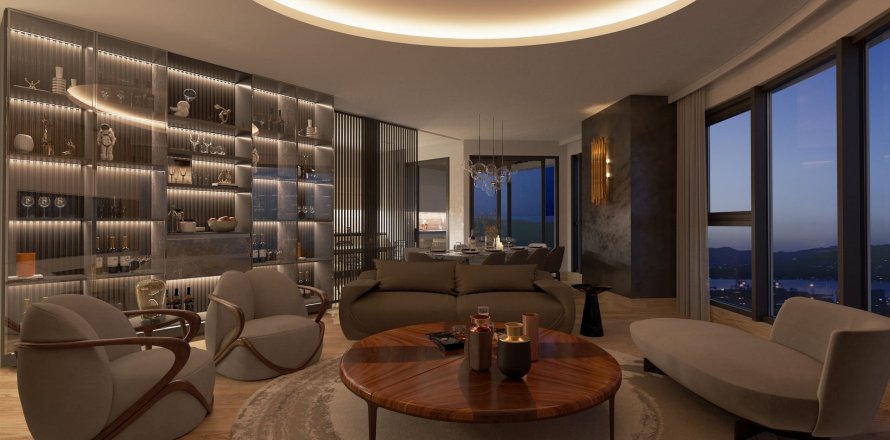 آپارتمان در در Fors Izmir Izmir ، امارات متحده عربی 3 خوابه ، 166.27 متر مربع.  شماره 50034