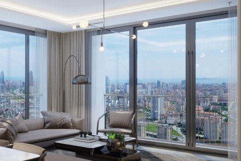 آپارتمان در Atasehir،  Istanbul ، امارات متحده عربی 1 خوابه ، 79 متر مربع.  شماره 47529 - 1
