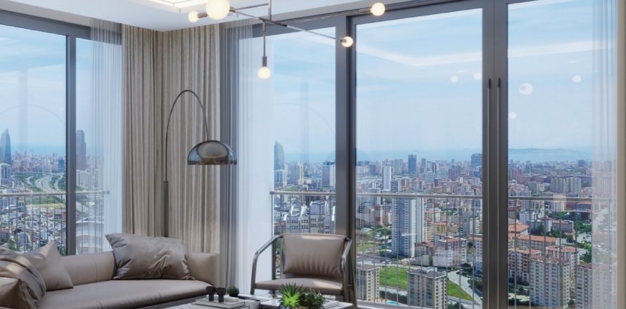 آپارتمان در Atasehir،  Istanbul ، امارات متحده عربی 1 خوابه ، 79 متر مربع.  شماره 47529