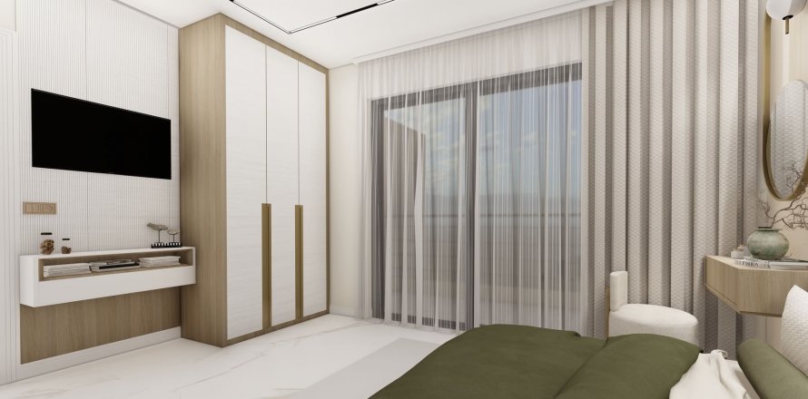 آپارتمان در در Life Garden Oba ، امارات متحده عربی 2 خوابه ، 102 متر مربع.  شماره 47938