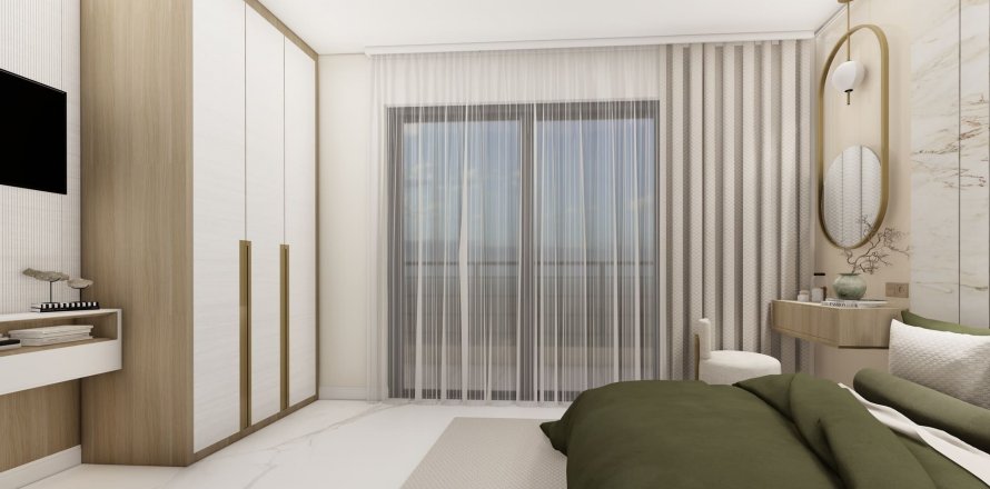 آپارتمان در در Life Garden Oba ، امارات متحده عربی 3 خوابه ، 121 متر مربع.  شماره 47940