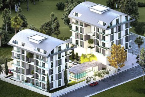 آپارتمان در Kargicak،  Alanya ، امارات متحده عربی 1 خوابه ، 56 متر مربع.  شماره 49971 - 1