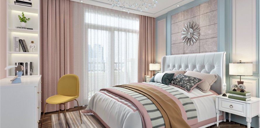 آپارتمان در  Mersin ، امارات متحده عربی 1 خوابه ، 89 متر مربع.  شماره 49788