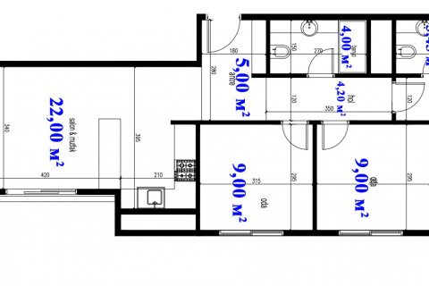 آپارتمان در  Mersin ، امارات متحده عربی 3 خوابه ، 115 متر مربع.  شماره 50096 - 21