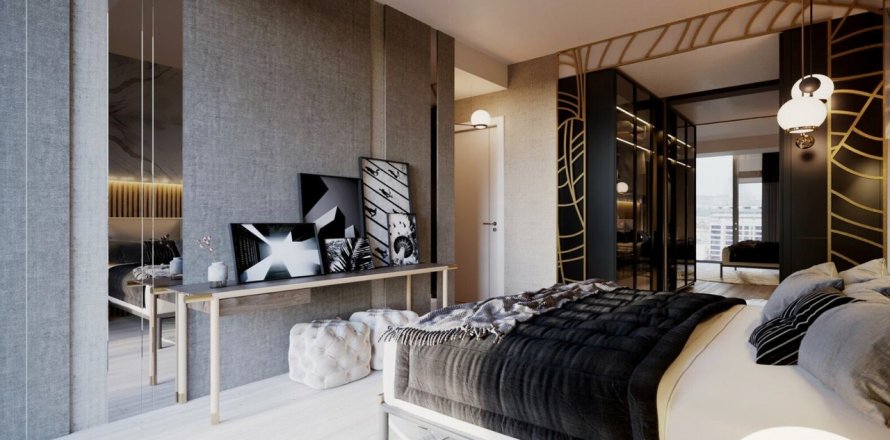 آپارتمان در در Allsancak Izmir ، امارات متحده عربی 1 خوابه ، 73.67 متر مربع.  شماره 49910