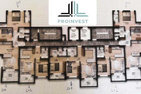 آپارتمان در  Mersin ، امارات متحده عربی 1 خوابه ، 64 متر مربع.  شماره 50173 - 10