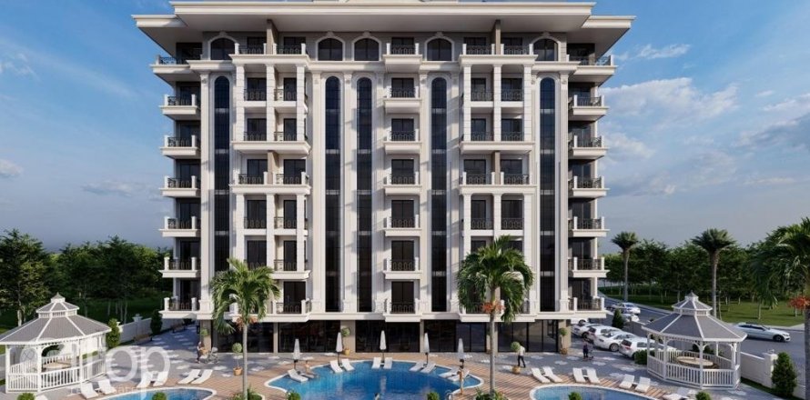 آپارتمان در  Avsallar ، امارات متحده عربی 2 خوابه ، 100 متر مربع.  شماره 49027