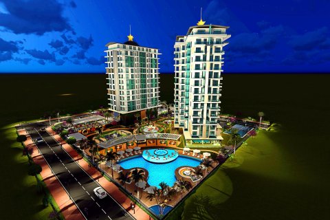 آپارتمان در در Residential complex with the comfort of a five-star hotel in Mahmutlar Alanya ، امارات متحده عربی 3 خوابه ، 99 متر مربع.  شماره 49689 - 5