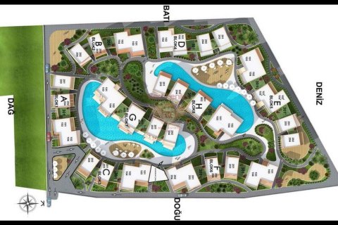 آپارتمان در  Girne ، امارات متحده عربی 3 خوابه ، 105 متر مربع.  شماره 48554 - 12