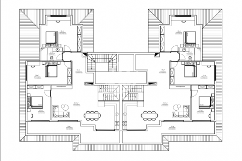 آپارتمان در  Alanya ، امارات متحده عربی 3 خوابه ، 125 متر مربع.  شماره 46123 - 12