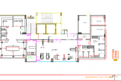 آپارتمان در  Avsallar ، امارات متحده عربی 1 خوابه ، 44 متر مربع.  شماره 48742 - 23