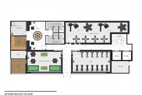آپارتمان در  Alanya ، امارات متحده عربی 1 خوابه ، 50 متر مربع.  شماره 34870 - 26